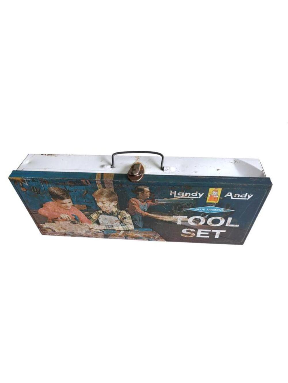 Vintage -Handy Andy- Toy Tool Box